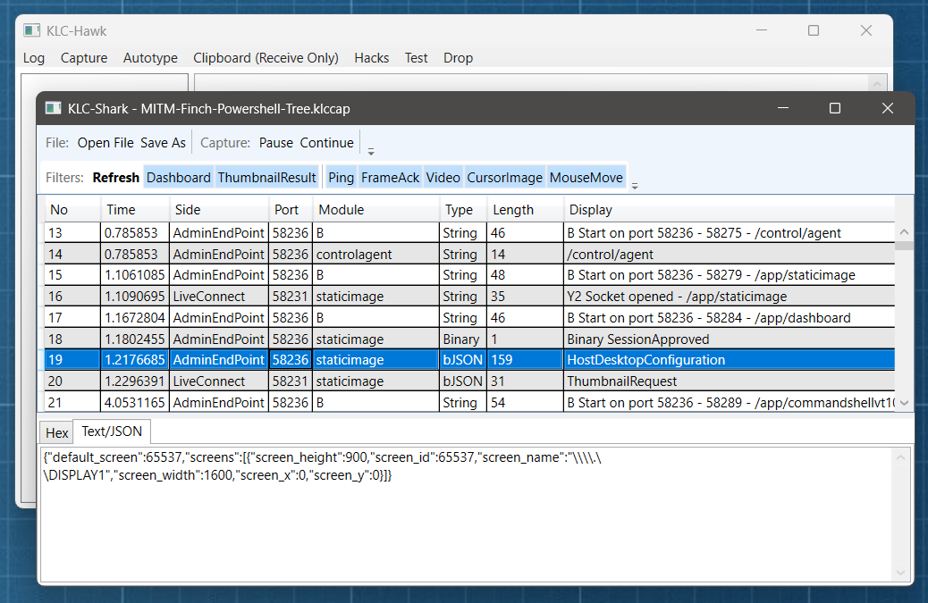 Screenshot of KLC-Hawk